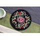 thumbnail image 1 of Posavasos de tela bordado a máquina redondo creativo para el hogar, aislamiento térmico, antiescaldaduras, impresión impermeable, regalo, posavasos de té, 1 of 3