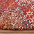 thumbnail image 3 of SAFAVIEH Aspen Dreda Tribal Area Rug, Red/Gold, 7' x 7' Round, 3 of 7