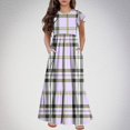 thumbnail image 1 of LOVZFMLL Robe Sans Manches à la Mode pour Enfants Robe d'Été Décontractée à Col Rond pour Filles, 1 of 2