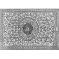 thumbnail image 1 of Ahgly Company Indoor Rectangle Medallion Gray Traditional Area Rugs, 2' x 4', 1 of 1
