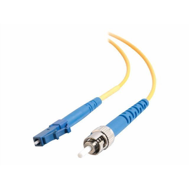C2G 5m LC-ST 9/125 Simplex Single Mode OS2 Fiber Cable - Yellow - 16ft - Patch cable - LC single-mode (M) to ST single-mode (M) - 5 m - fiber optic - simplex - 9 / 125 micron - OS2 - yellow