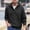 #Dark Gray, variant on DPTALR Men's Knitted Casual Loose Elastic Pullover Long Sleeve Button V-Neck Hooded Sweater,Black,XXXL