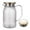 steel lid gold, variant on Tongina Beverage Pitcher Cold Pitcher Beverage Carafe with Handle Afternoon Tea Transparent Cafe Hot Cold Pitcher Juice Water Pitcher steel lid gold