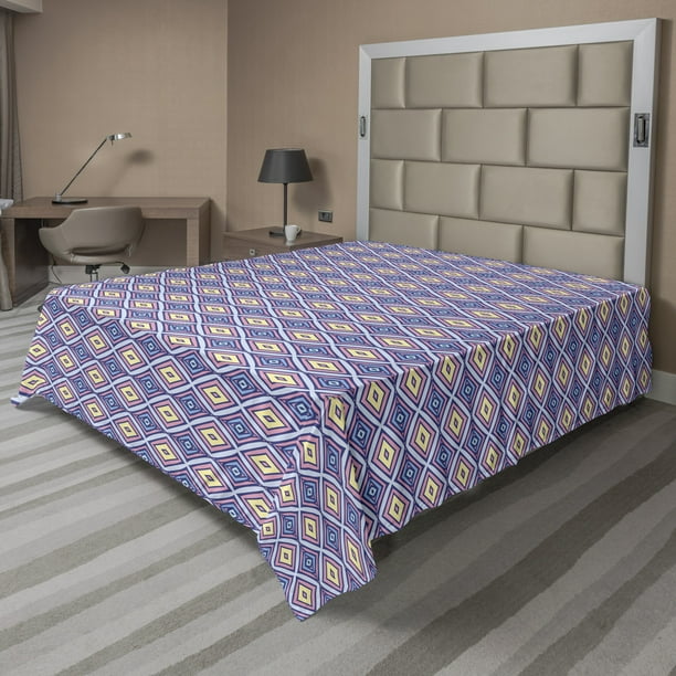 Abstract Flat Sheet Geometric Diamond Forms Pastel Peruvian Folk Art Soft Comfortable Top Decorative Bedding 1 Piece 6 Sizes Lavender Blue Baby Pink By Ambesonne Com - Lavender Blue Baby Bedding Abstract Flat Sheet Geometric Diamond Forms Pastel Peruvian Folk Art Soft Comfortable Top Decorative Bedding 1 Piece 6 Sizes Lavender Blue Baby Pink By Ambesonne Com - Lavender Blue Baby Bedding