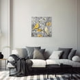 thumbnail image 2 of ZHONGYUTONG Bird Canvas Wall Art Grey and Yellow Painting Love Birds Picture Birds on Tree Branches Artwork for Bedroom Decor Framed (20.00" x 20.00"), 2 of 5