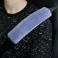 thumbnail image 5 of Car Seat Belt Cover Fluffy Auto Seatbelt Safety Belt Shoulder Pad Protector Adults Kids Car Interior Accessories 2pcs, 5 of 10