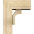 thumbnail image 3 of Ekena Millwork 8"W x 18"D x 22"H Westlake Block Rough Sawn Bracket w/ Offset Brace, Douglas Fir, 3 of 25