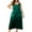 Green, variant on WREESH Womens Silk Satin Dress Maxi Dress Nightgowns Plus Size Suspenders Sling Solid Color Pajama Home Dress Short Pajama Dress Green