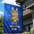 thumbnail image 3 of Autism Awareness Maine Coon Accept Understand Love House Flag 28x40in Double Sided Cat Lover Kitten Owner Gifts Outdoor Decor - 12003, 3 of 5