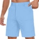 thumbnail image 1 of Pantalones Cortos de Carga para Hombres con Múltiples Bolsillos Pantalones de Carga de Verano de Color Sólido Ajuste Suelto con Bolsillos de Cremallera, 1 of 8