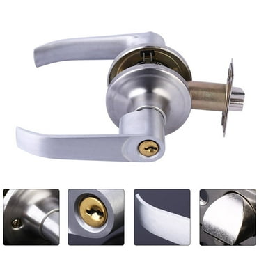 3 Pack Entry Door Knob Keyed Alike,Entry Door Lock/Ball Door knobs with Lock and Same Key,Entrance Knob for Office or Front Door