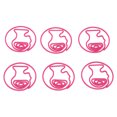 thumbnail image 4 of Pinces à Papier Mignonnes, Petits Trombones en Forme de Tête Humaine Rouge Exquis Pratique 30 Pcs pour l'École, 4 of 8