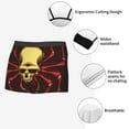 thumbnail image 6 of KLL Red Skull Spider Men's Cotton Boxer Briefs Underwear-Small, 6 of 7