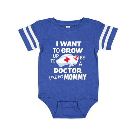 

Inktastic I Want To Grow up To Be a Doctor Like My Mommy Gift Baby Boy or Baby Girl Bodysuit