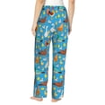 thumbnail image 3 of Balery Rooster And Chickens print Women's Pajama Pants,Ultra Lightweight Pjs,Lounge Pant-XX-Large, 3 of 9