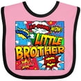 thumbnail image 3 of Inktastic Little Brother Comic Book Boys Baby Bib, 3 of 4