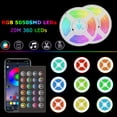 thumbnail image 3 of Amdohai Smart Wifi LED RGB Strip Lights 65.6ft. 5050 Color Changing Lights with Voice & APP & 24 Keys Remote Control Tape Lights Christmas Decoration Light for Home Party Festival, 3 of 7