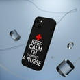 thumbnail image 5 of DistinctInk Tough Case for Apple iPhone 15 PLUS (6.7" Screen), Compatible with MagSafe Charging - Keep Calm I'm Almost a Nurse, 5 of 6