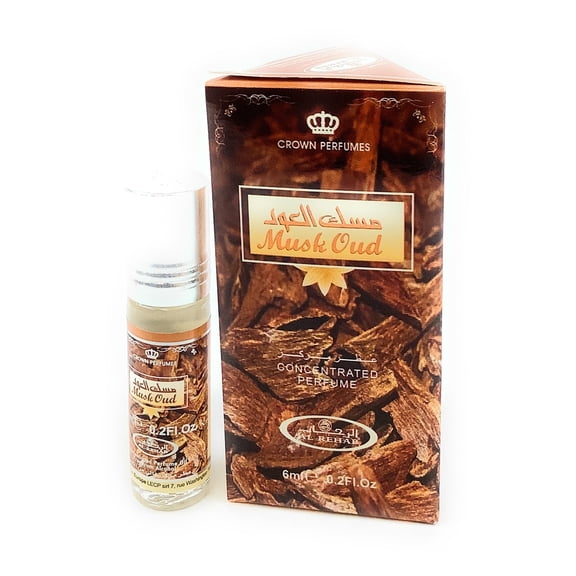 Musk Oud by AL-REHAB PERFUMES 6Ml Unisex Concentrated Perfume Rollon by Alrehab