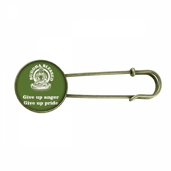 Anger Pride Possession Restraint Retro Metal Brooch Pin Clip Jewelry