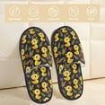 thumbnail image 2 of Fotbe Ducks Pantuflas Peludas para Mujer con Estampado, Zapatillas de Peluche, Zapatos de Invierno para Casa, Uso Interior y Exterior-Medium, 2 of 8