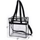 thumbnail image 2 of Clear Tote Bag Stadium Approved - Handles, Shoulder Strap, Zipper Closure$clear Tote Bag, 2 of 5