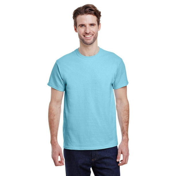 Gildan G500 Adult Unisex Sky Heavy Cotton T-Shirts, in Size 4XL ...
