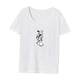 thumbnail image 3 of Camiseta para mujer Yuyangstore verano Cuello Redondo manga corta S, 3 of 7