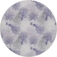 thumbnail image 2 of Addison Rugs Dream Shag Premium Machine Washable Transitional Coral Purple Round Rug, 8' x 8', 2 of 8