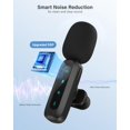 thumbnail image 3 of Wireless Lavalier Microphone for iPhone, iPad, Android &acirc;?? 2-Pack Mini Mic with Noise Reduction, Auto Pairing, 3.5mm & Lightning Rece, 3 of 9