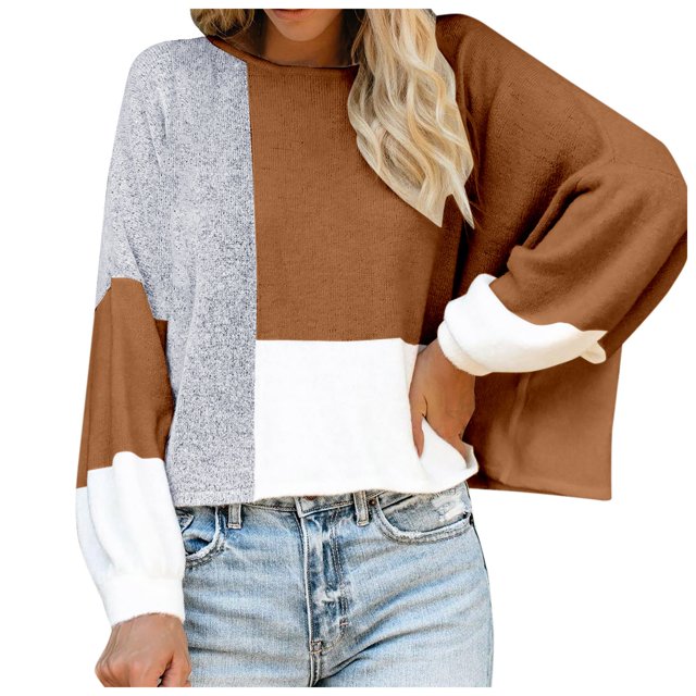 Tricot pour Femmes Hiver 2024 Doux Confortable Grande Taille Décontracté Chaud Mode Col Roulé