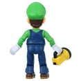 thumbnail image 4 of Nintendo Super Mario Movie 5 inch Luigi Action Figure with Flashlight Accessory, 4 of 14