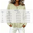 thumbnail image 3 of Bnwani Womens Plus Size Sweaters 3D Floral Embroidered Cardigan Sweater Casual Sweater Coat for Autumn Winter Daily Wear Green L, 3 of 5