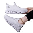 thumbnail image 3 of Domzle Hands Free and Supportive Walking Shoes for Women, Lightweight Walking Sneakers with Cloud Cushion Sole, Spacious Toe Box for Comfort & Relief White, 3 of 5