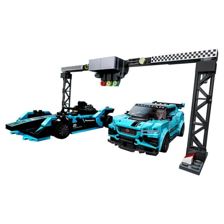 LEGO - Speed Champions Formula E Panasonic Jaguar Racing GEN2 car & Jaguar I-PACE eTROPHY 76898