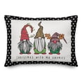 thumbnail image 2 of Creative Products Christmas Is Coming Gnomes 20 x 14 Spun Poly Pillow, 2 of 3