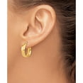 thumbnail image 4 of 14k Yellow Gold Polished (18.75x22mm) Earrings, 4 of 6