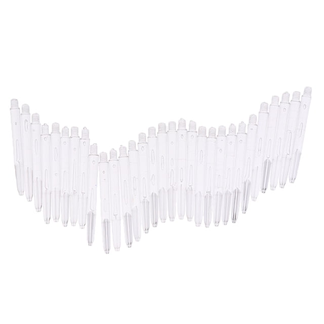 30 piezas de ejes de dardos de repuesto de plástico 2BA para dardos de punta Transparente Sunnimix 30 Piezas 2BA Dart Shafts