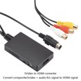 thumbnail image 3 of Adaptador multifuncional compatible con HDMI Convertidor compatible con RCA a HDMI Compatible con PS1/2/3 Compatible con Nintendo 64 Compatible Vogacara EL010401-00, 3 of 5
