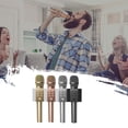 thumbnail image 2 of Microphone Karaoké Sans Fil Volume Plus de Basses 3-en-1 Portable, 2 of 6