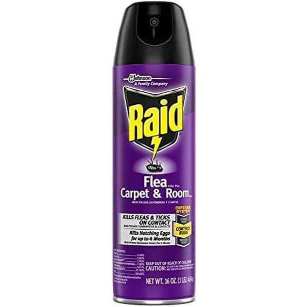 Raid Flea Killer Carpet Room Spray, 16 OZ
