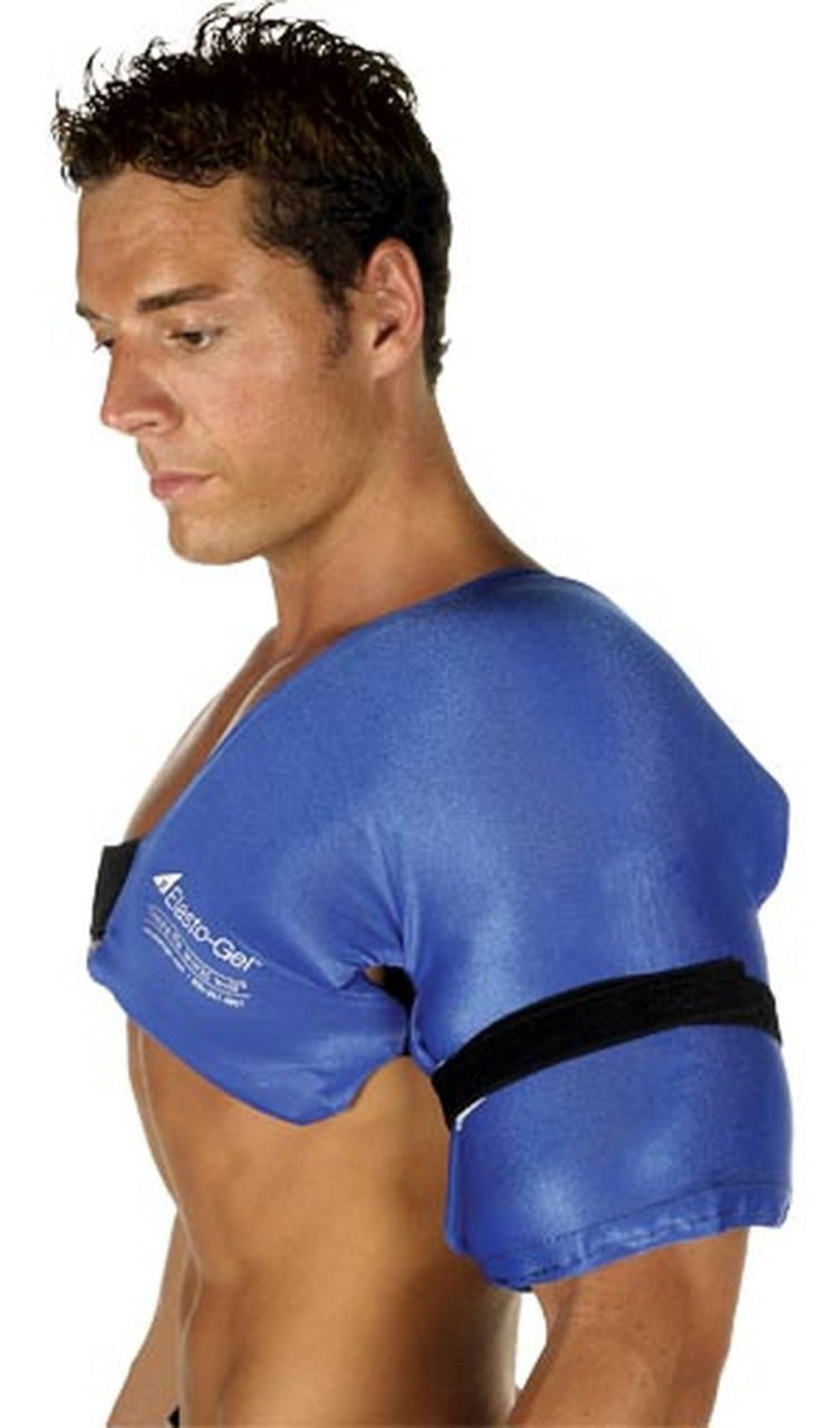 Elasto-Gel Shoulder Wrap Hot/Cold, Re-Usable, Not Leak if Punctured-1 Each
