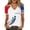 Z02 White, variant on Conairie Womens Patriotic Shirts Loose Crew Neck Short Sleeve 4th of July T Shirt With Letter Print Basic Work Tee Vacation Clothes Blue L