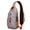 Orange-4, variant on Cartoon Sling Backpack – Funny Colorful Dinosaur Pattern Bag – Cute Shoulder Purse for Men and Teens