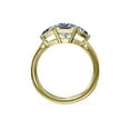 thumbnail image 2 of 1.00 Ct Brilliant Princess Shape Three Stone Genuine Diamond Beautiful Wedding Ring for her Solid 18K Yellow Gold Size 7, 2 of 8