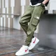 thumbnail image 3 of Pantalones de camuflaje informales de otoño e invierno para hombre, pantalones cargo nuevos y baratos, de diseño, de corte regular, estilo vintage Y2k, 3 of 5