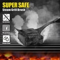 thumbnail image 2 of Cepillo para parrilla GRILLART SteamWizards sin cerdas con raspador, 2 of 7