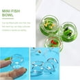 thumbnail image 3 of Shisuyan 5Pcs DIY Fish Tanks Glass Ornaments Desktop Mini House Toys Exquisite Fish Bowls, 3 of 9
