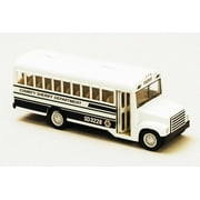 County Sheriff Bus, White - Kinsmart 5107DP - 5" Diecast Model Toy Car (Brand New, but NOT IN BOX)