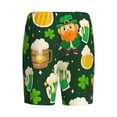 thumbnail image 4 of Rocae St Patrick's Day10 for Men's Soft Sleep Pajama Shorts, Waistband and Pockets, 4 of 9